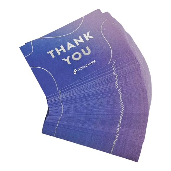 Offical Poshmark: Thank You Cards | BRAND NEW!! - Picture 2 of 12